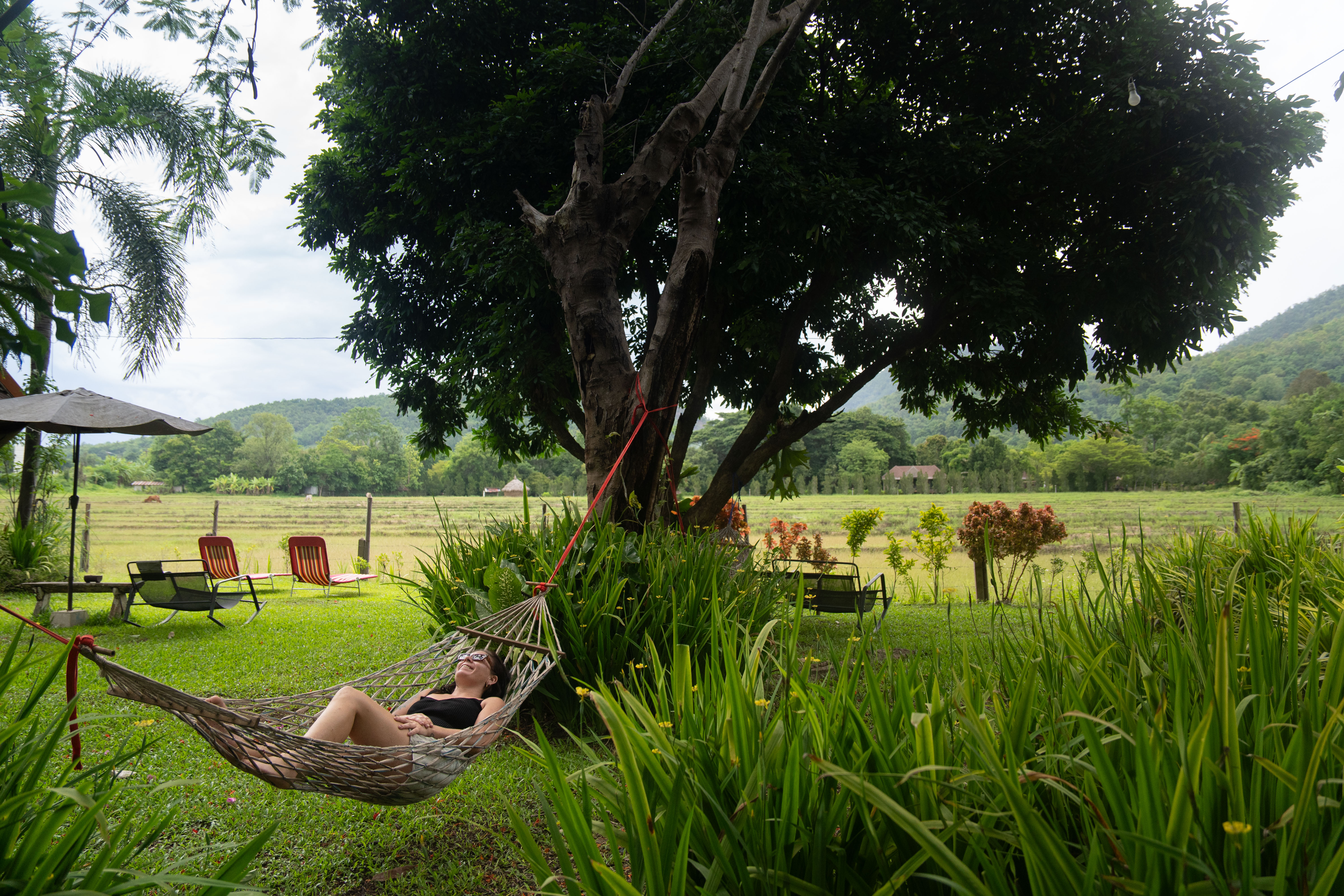 Butterfly Hostel outdoor area
